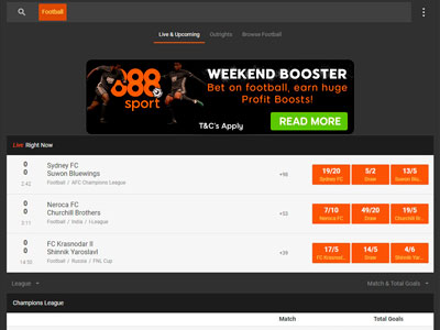 888Sport Football Bookmaker: Purchase £50 Bonus In March [curr_year]
