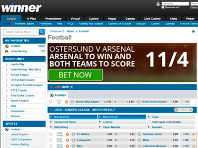 Winner Sports Betting Review of March [curr_year] Offers: £200 Free Bet