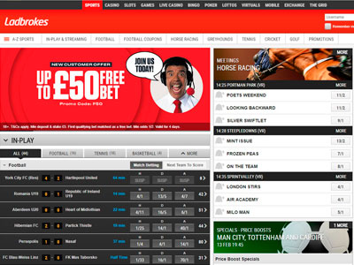 Ladbrokes Football Betting Offers of March [curr_year]: Win Up to £50 in Free Bets