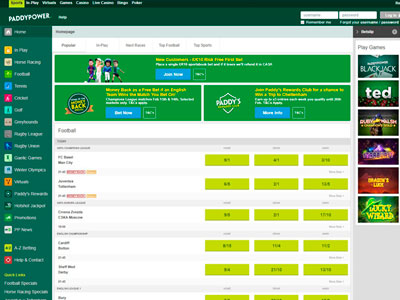 Paddy Power Bookmaker March [curr_year] Offers – £20 risk-free Football bets